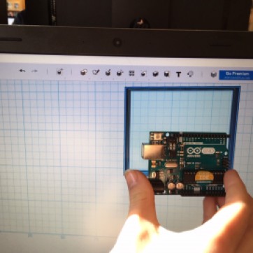CU Hand Arduino and design screeen
